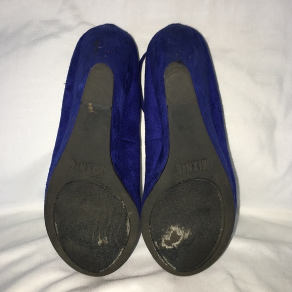 Mix No6 Royal Blue Wedges Size 6 - Picture 5 of 6